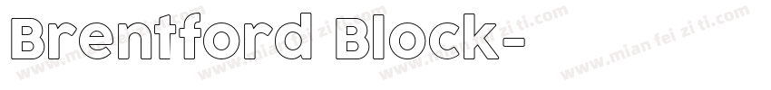 Brentford Block字体转换